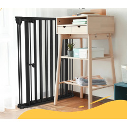 Bariera de siguranta pentru caini PawHut D06-186V00BK (Black) Thumb