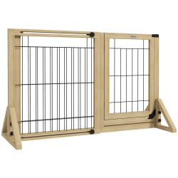 Bariera de siguranta pentru caini PawHut D06-191V00ND (Natural) Thumb