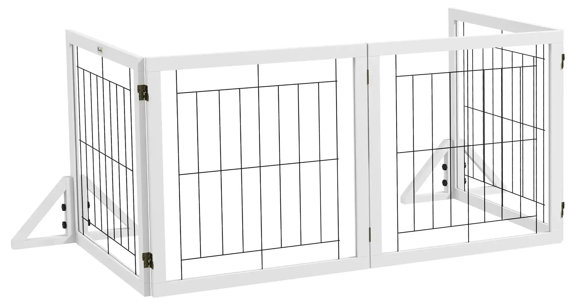 Bariera de siguranta pentru caini PawHut D06-193V01WT (White) - 2