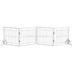 Bariera de siguranta pentru caini PawHut D06-193V01WT (White)