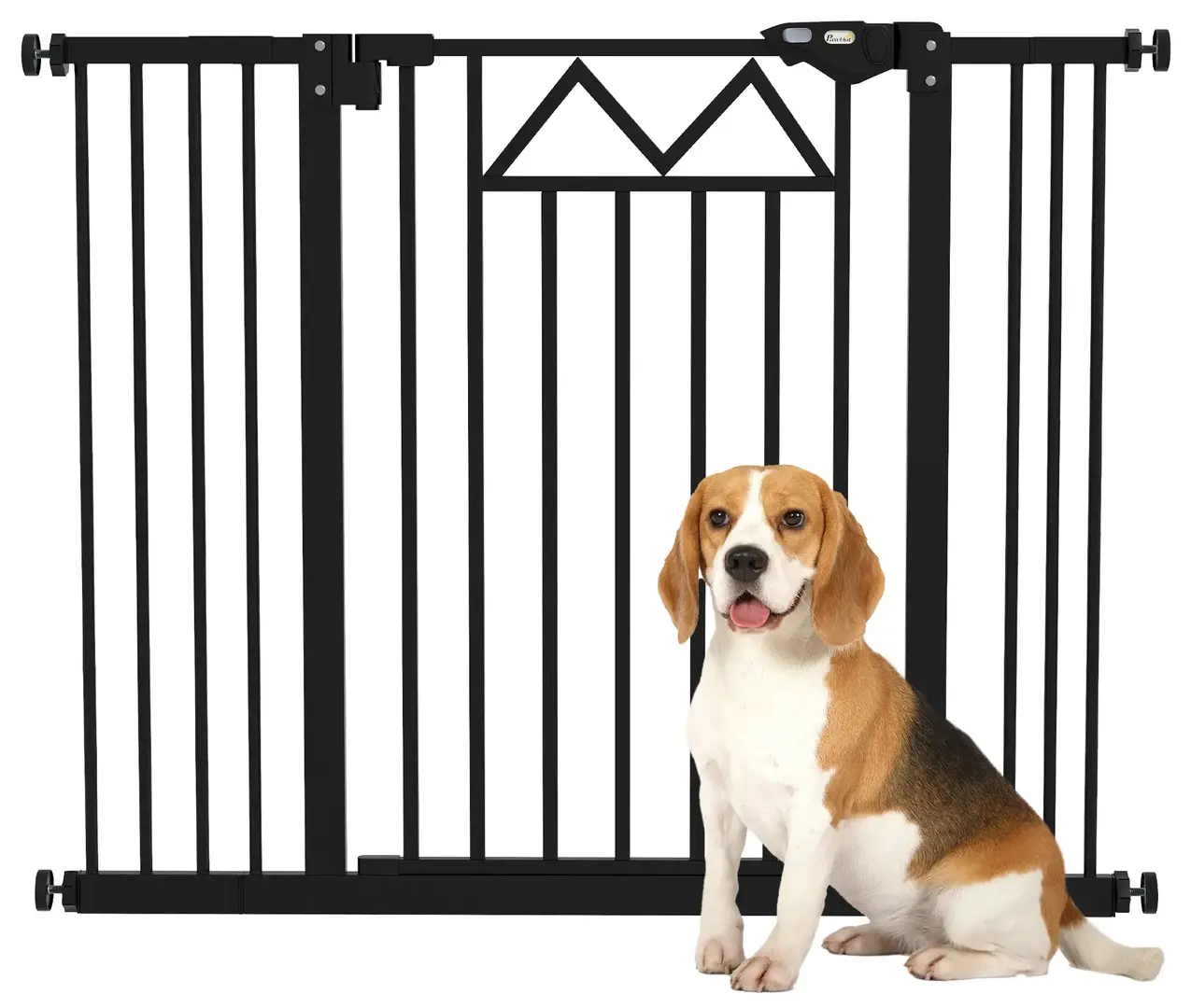 Bariera de siguranta pentru caini PawHut D06-216V00BK (Black)
