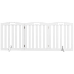 Bariera de siguranta pentru caini PawHut D06-244V00WT (White) Thumb