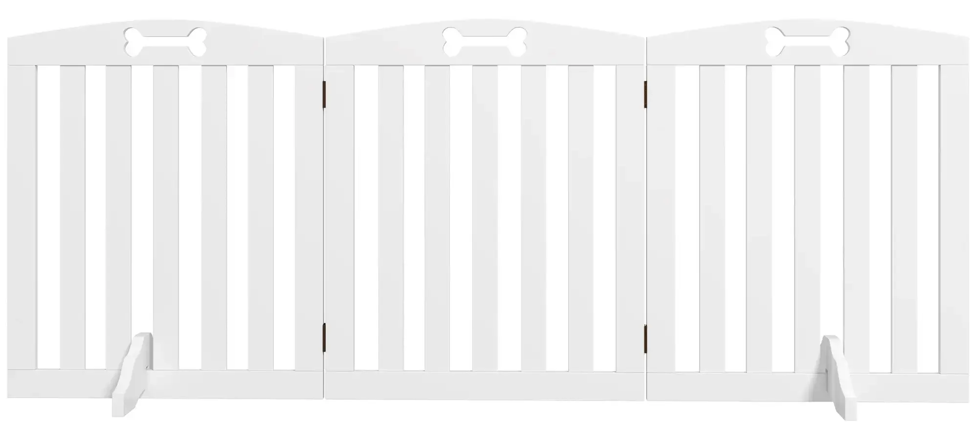 Bariera de siguranta pentru caini PawHut D06-244V00WT (White) - 2