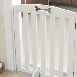 Bariera de siguranta pentru caini PawHut D06-244V00WT (White) Thumb