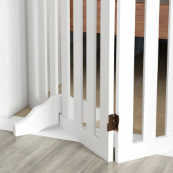 Bariera de siguranta pentru caini PawHut D06-244V00WT (White) Thumb