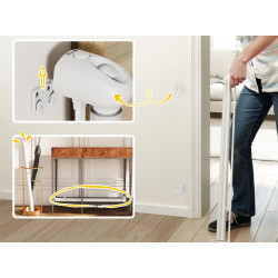 Защитный барьер для собак PawHut D06-265V00WT (White) Thumb