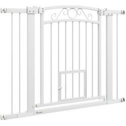 Bariera de protectie pentru animale PawHut D06-241V10WT (White) Thumb