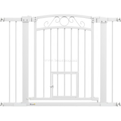 Bariera de protectie pentru animale PawHut D06-241V10WT (White)