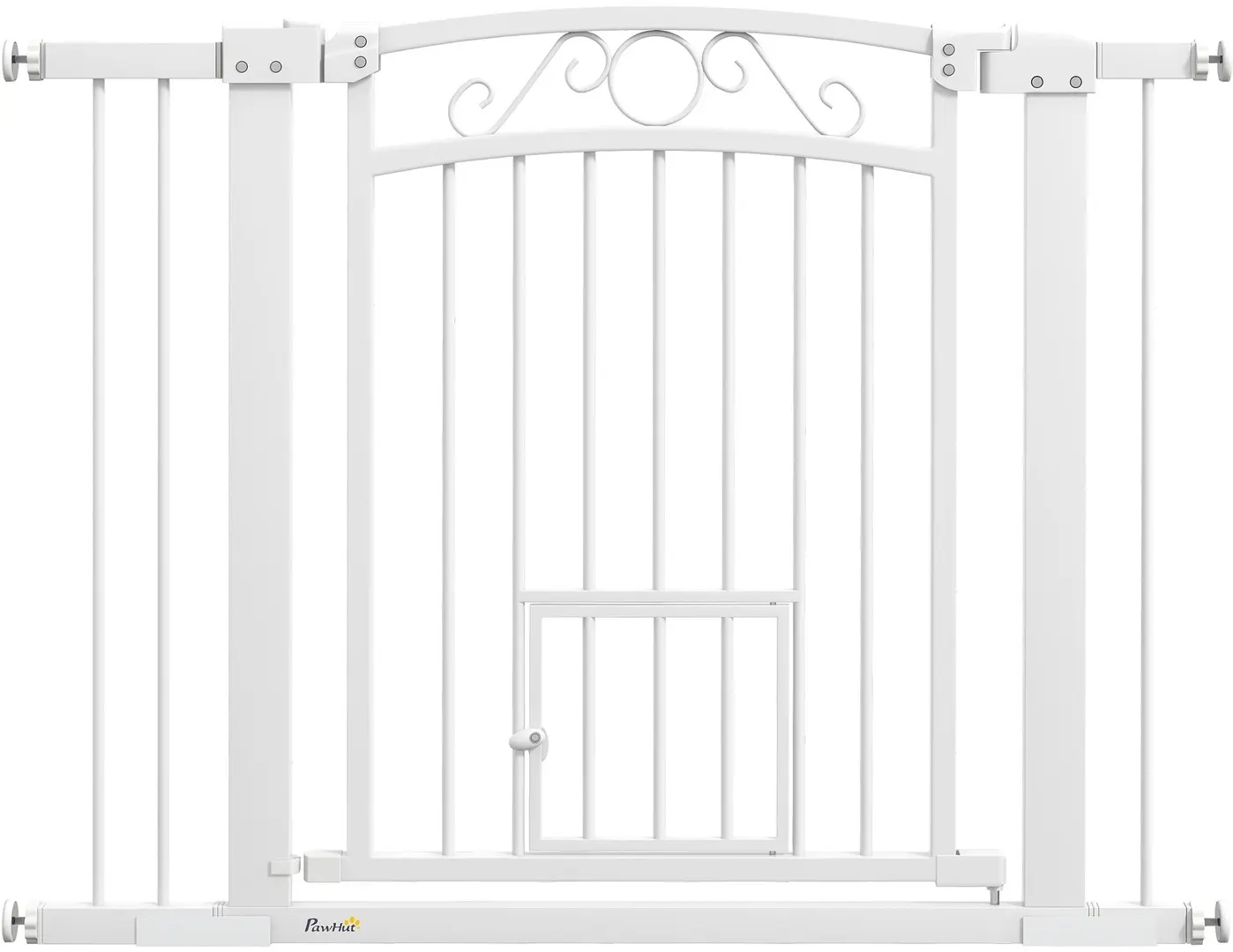 Bariera de protectie pentru animale PawHut D06-241V10WT (White)