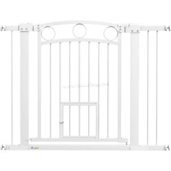 Bariera de protectie pentru animale PawHut D06-242V10WT (White)