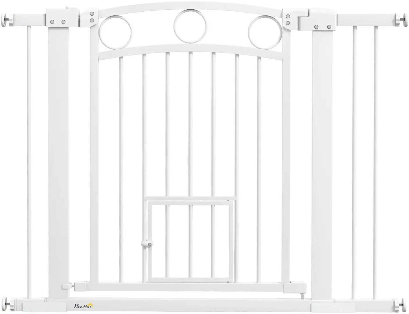 Bariera de protectie pentru animale PawHut D06-242V10WT (White)