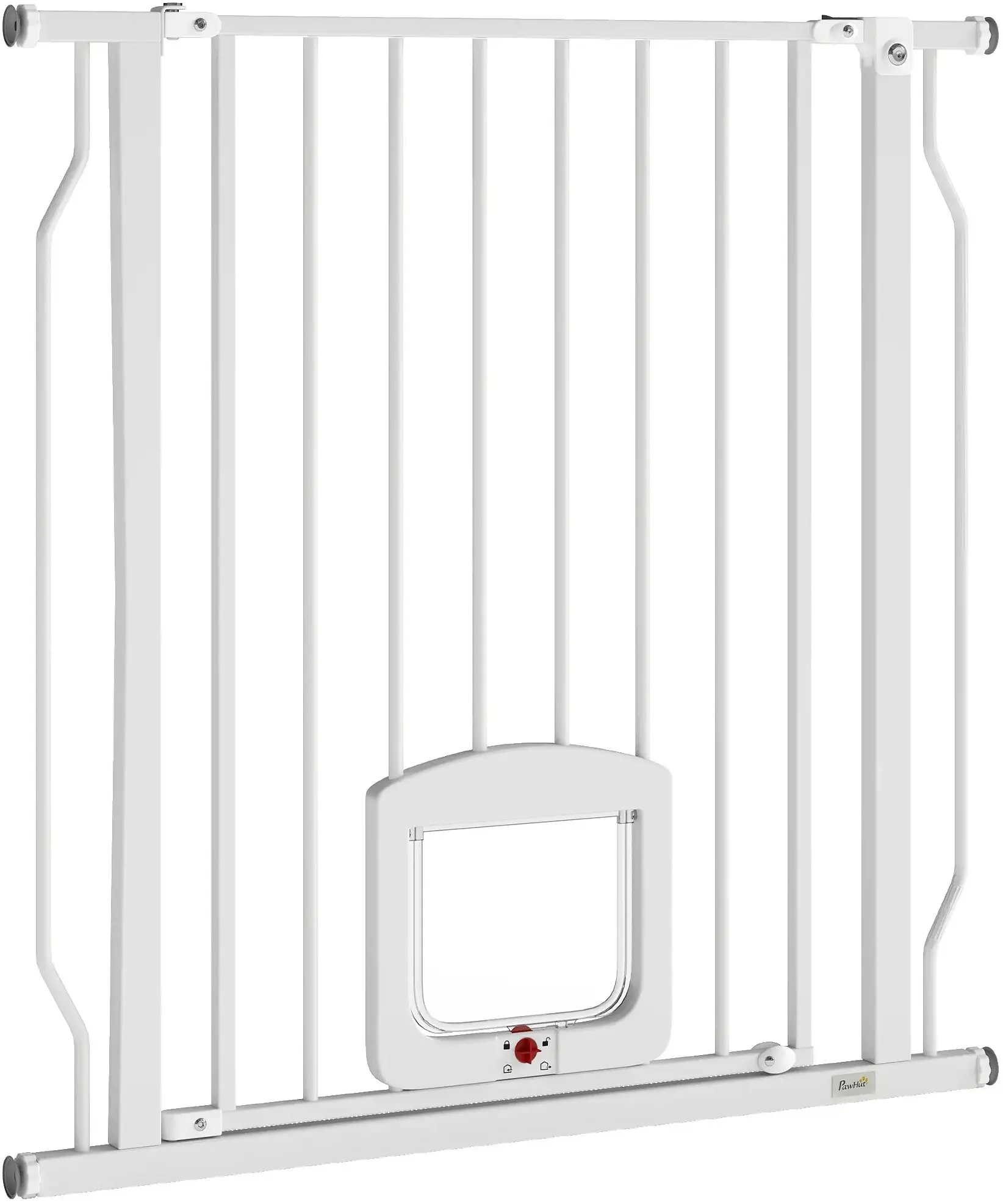 Bariera de protectie pentru animale PawHut D06-279V00WT (White) - 2