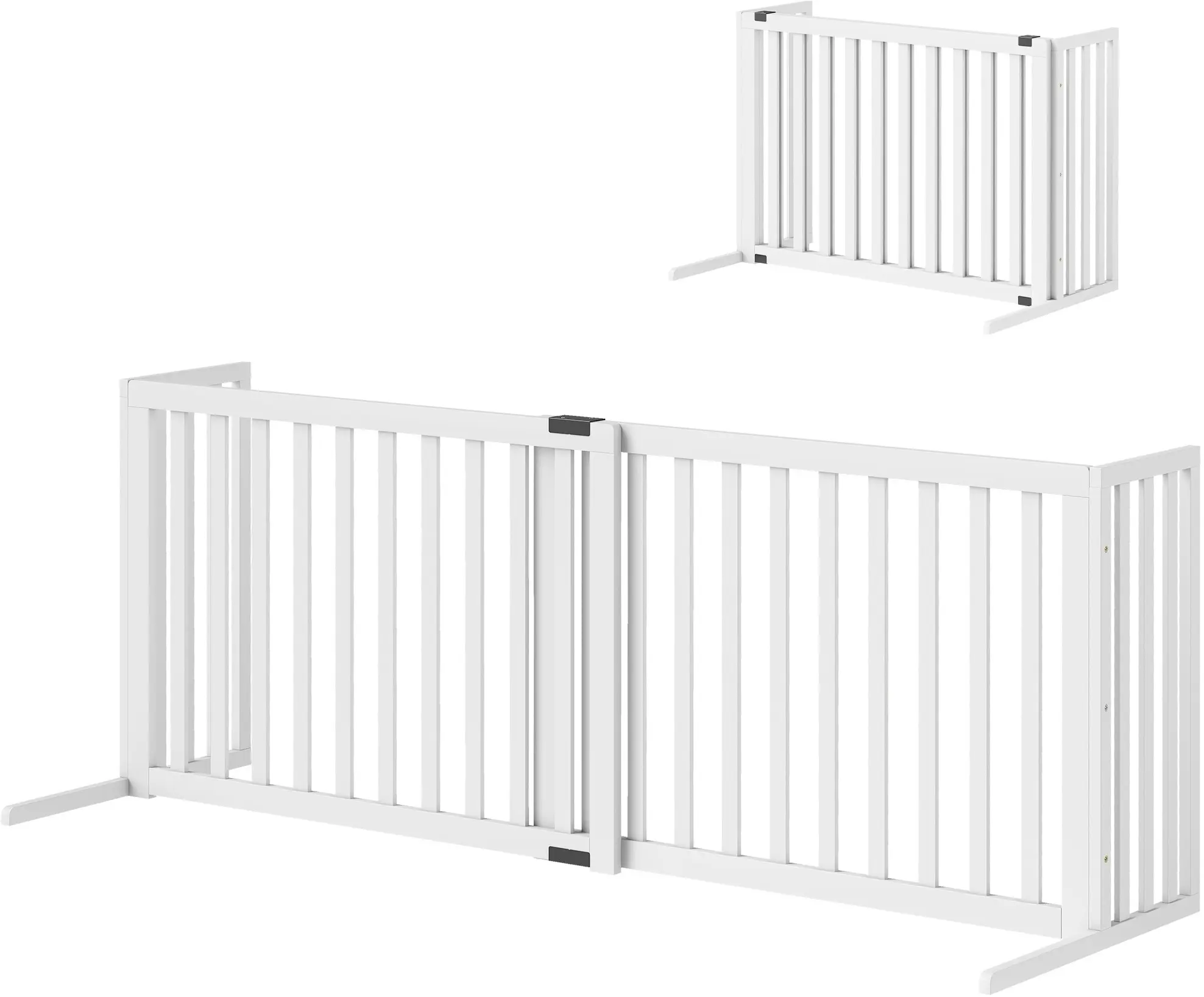 Bariera de protectie pentru animale PawHut D06-282V00WT (White) - 2