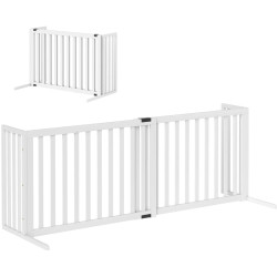 Bariera de protectie pentru animale PawHut D06-282V00WT (White) Thumb