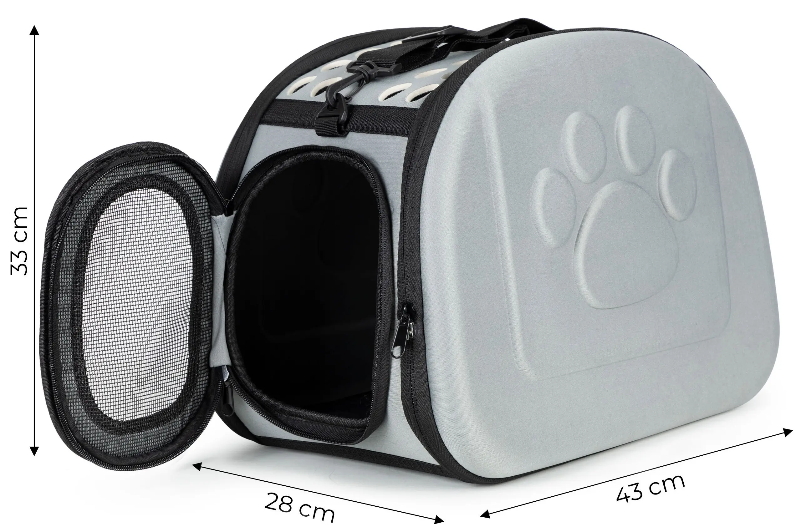 Сумка для переноски животных Petsi ME01-02 (Grey) - 4
