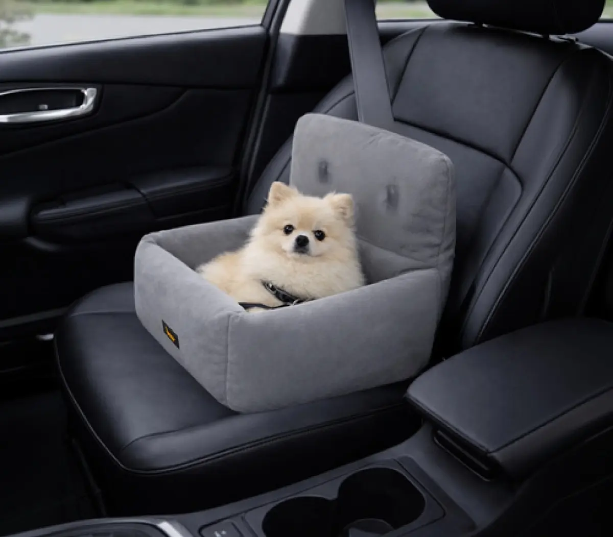 Автокресло для собак Purlov 5900779964464 (Grey) - 4