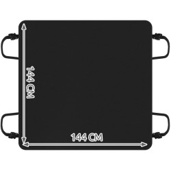 Автомобильный чехол-коврик для собак Purlov 23691 (Black) Thumb