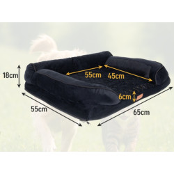 Лежак для животных Purlov 26914 S (Black) Thumb