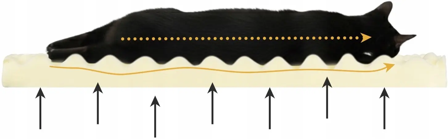Лежак для животных Purlov 26915 M (Black) - 3