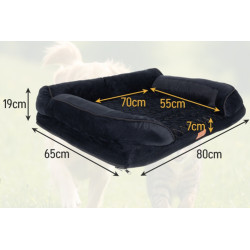 Лежак для животных Purlov 26915 M (Black) Thumb