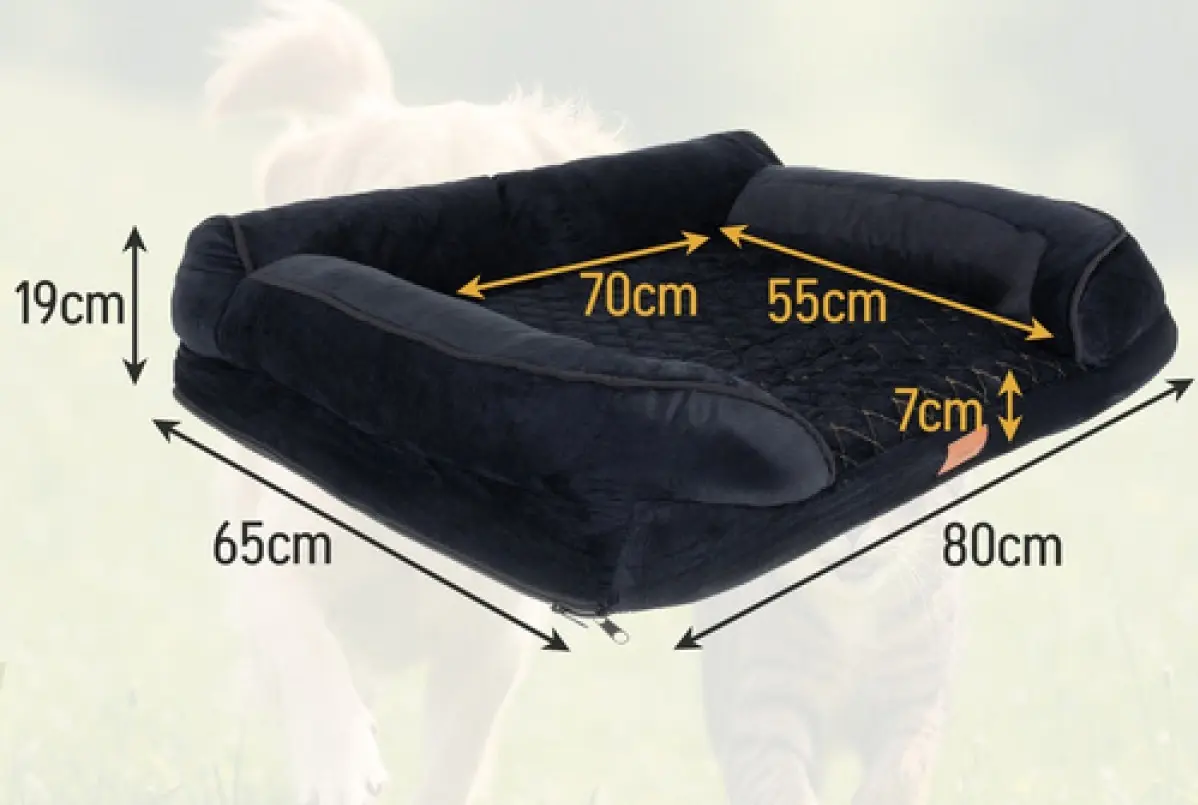 Лежак для животных Purlov 26915 M (Black) - 6