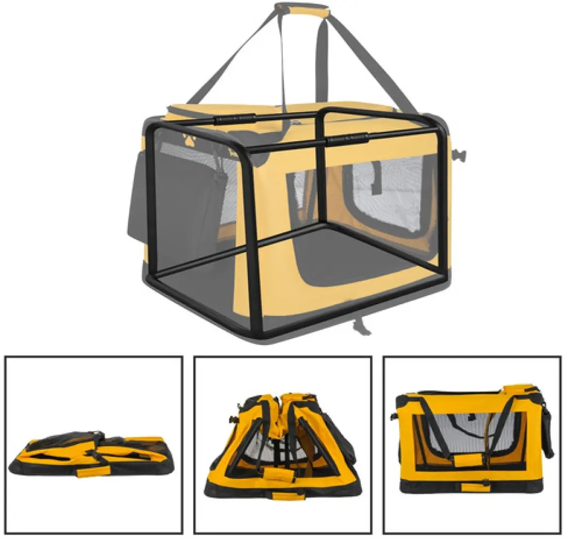 Сумка-переноска Purlov 5900779963429 (Yellow/Black) - 5