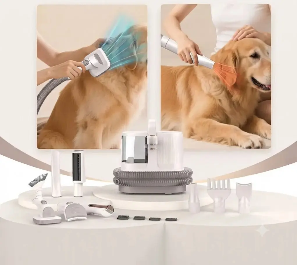Набор для ухода за домашними животными 9в1 Rovotec AllClean GDV09 (White) - 4
