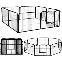 Загон для собак Springos PA1002 (Black) Thumb