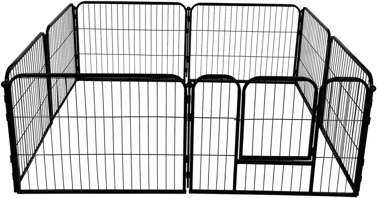 Загон для собак Springos PA1002 (Black) - 4