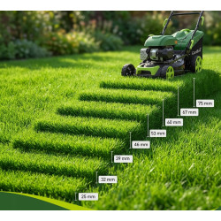 Бензиновая газонокосилка Gardlov DriveX (Green/Black) Thumb