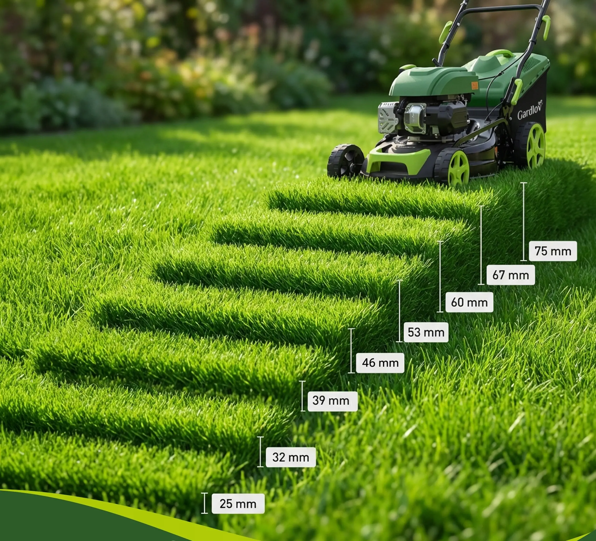 Бензиновая газонокосилка Gardlov DriveX (Green/Black) - 4