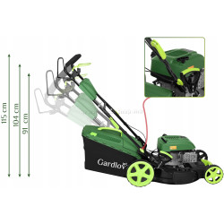 Бензиновая газонокосилка Gardlov DriveXPro (Green/Black)
