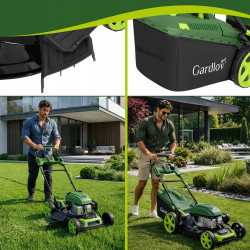 Бензиновая газонокосилка Gardlov DriveXPro (Green/Black) Thumb