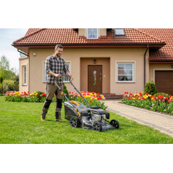 Masina de tuns iarba pe benzina Humberg HM-600 560000Z (Grey) Thumb