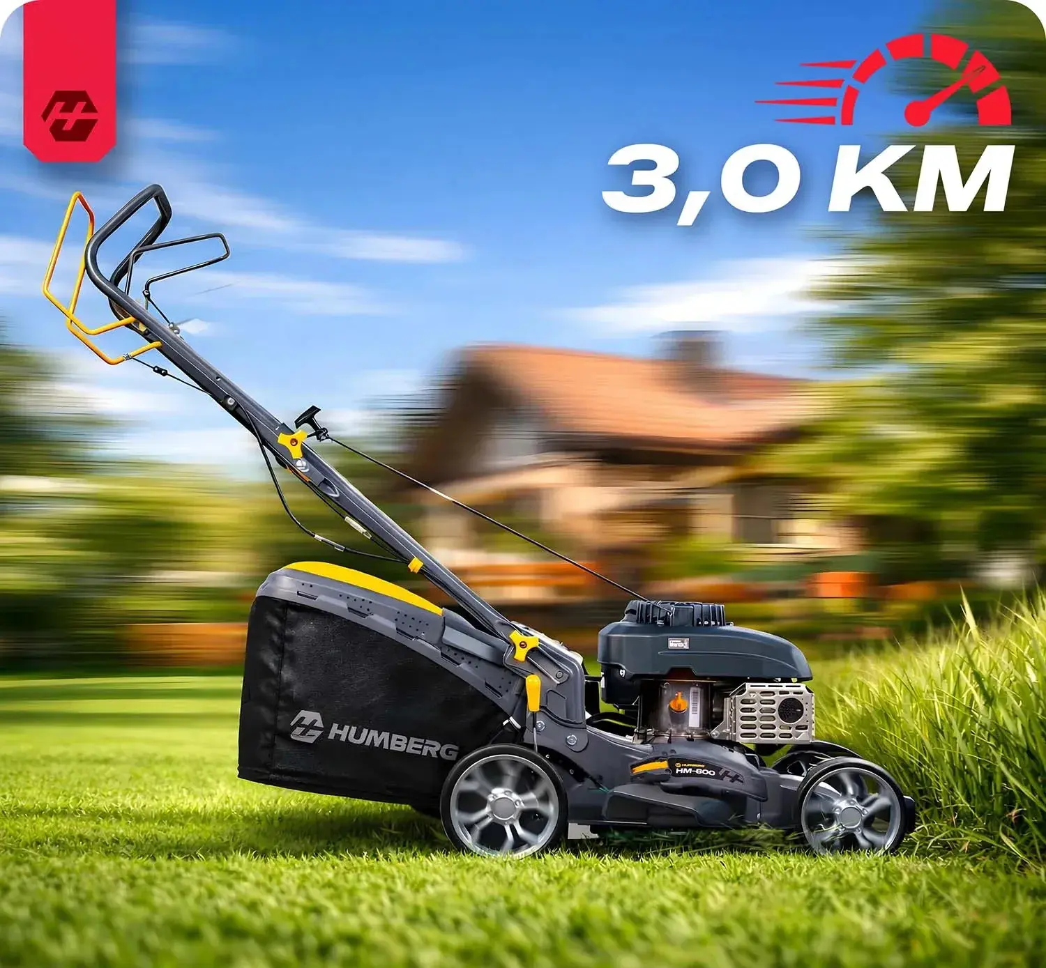 Masina de tuns iarba pe benzina Humberg HM-600 560000Z (Grey) - 6