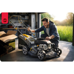 Masina de tuns iarba pe benzina Humberg HM-600 560000Z (Grey) Thumb