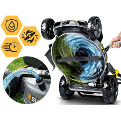 Masina de tuns iarba pe benzina Humberg HM-601 560100Z (Black/Grey) Thumb