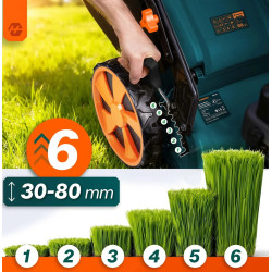 Masina de tuns iarba pe benzina Humberg HM-601 560101Z (Blue/Orange) Thumb