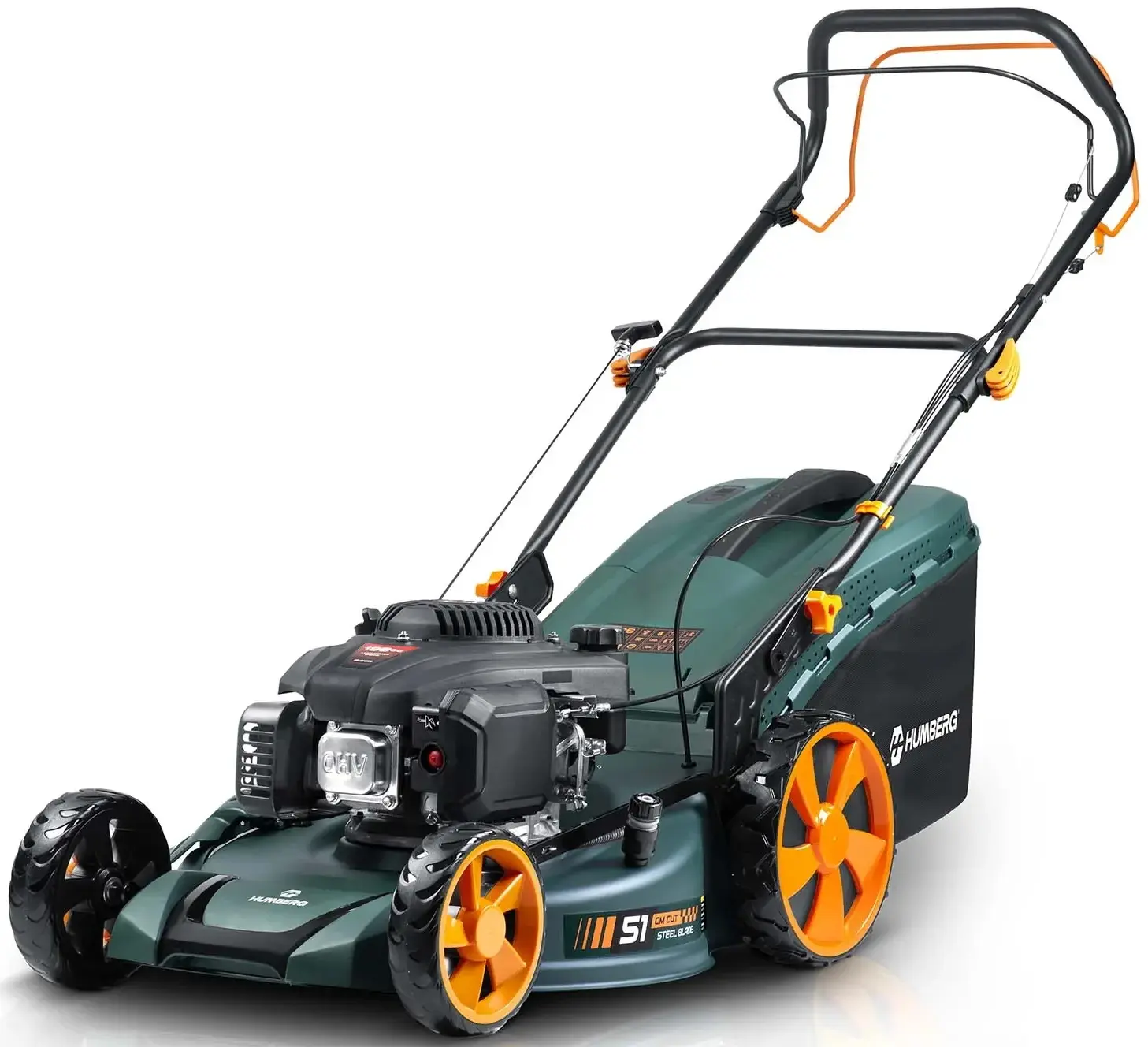 Masina de tuns iarba pe benzina Humberg HM-601 560101Z (Blue/Orange) - 18
