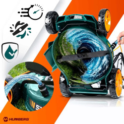 Masina de tuns iarba pe benzina Humberg HM-601 560101Z (Blue/Orange) Thumb