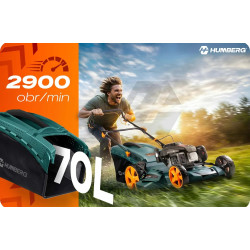 Masina de tuns iarba pe benzina Humberg HM-601 560101Z (Blue/Orange) Thumb