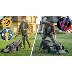 Masina de tuns iarba pe benzina Humberg HM-602 560200Z (Black/Grey) Thumb