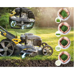 Masina de tuns iarba pe benzina Humberg HM-602 560200Z (Black/Grey) Thumb