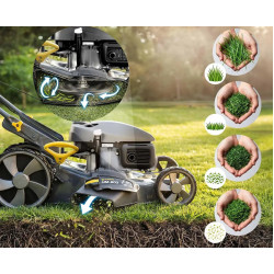 Бензиновая газонокосилка Humberg HM-603 560300Z (Black/Grey) Thumb