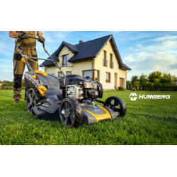 Masina de tuns iarba pe benzina Humberg HM-604 560400Z (Grey) Thumb