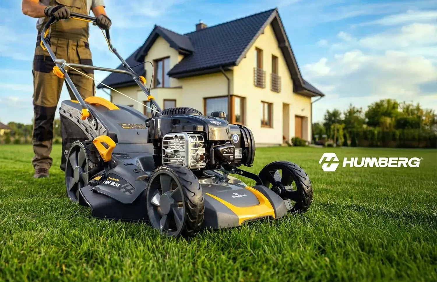 Masina de tuns iarba pe benzina Humberg HM-604 560400Z (Grey) - 5
