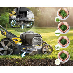Masina de tuns iarba pe benzina Humberg HM-604 560400Z (Grey) Thumb