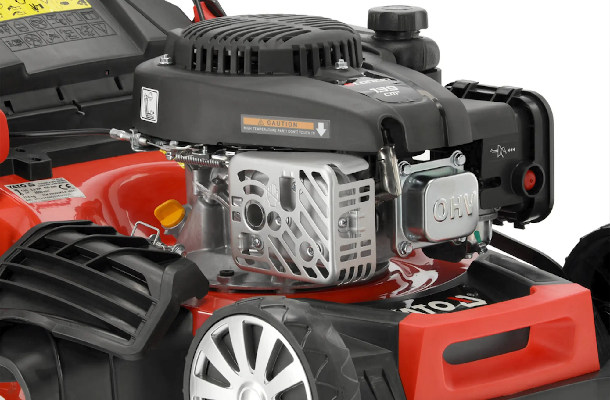 Бензиновая газонокосилка Yato YT-85525 (Black/Red)