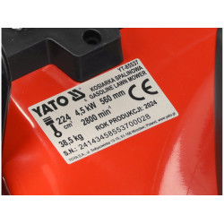 Бензиновая газонокосилка Yato YT-85537 (Black/Red) Thumb