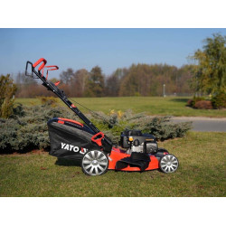 Бензиновая газонокосилка Yato YT-85537 (Black/Red) Thumb